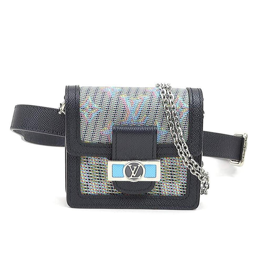 Louis Vuitton Waist Bag Belt Shoulder Monogram LV Pop Dauphine Black Multicolor